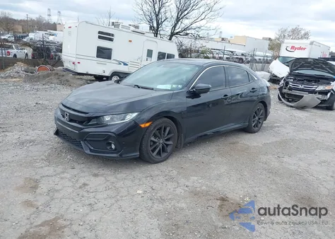 2020 Honda Civic Ex из США, поврежденный, VIN SHHFK7H69LU409916